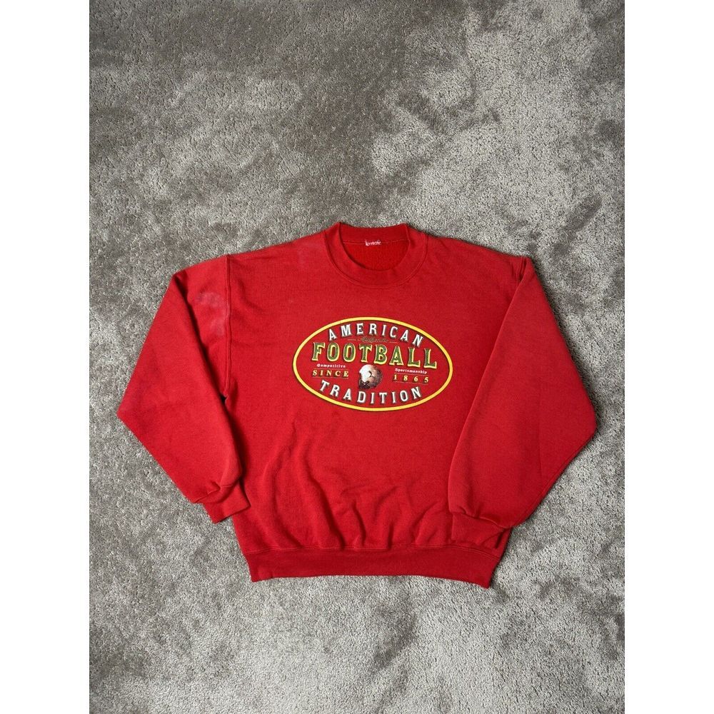 Vintage Mens Sweatshirt NFL‎ American Football Tradition 80-90s   Size M